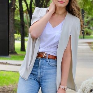 Boohoo Blazer Cape